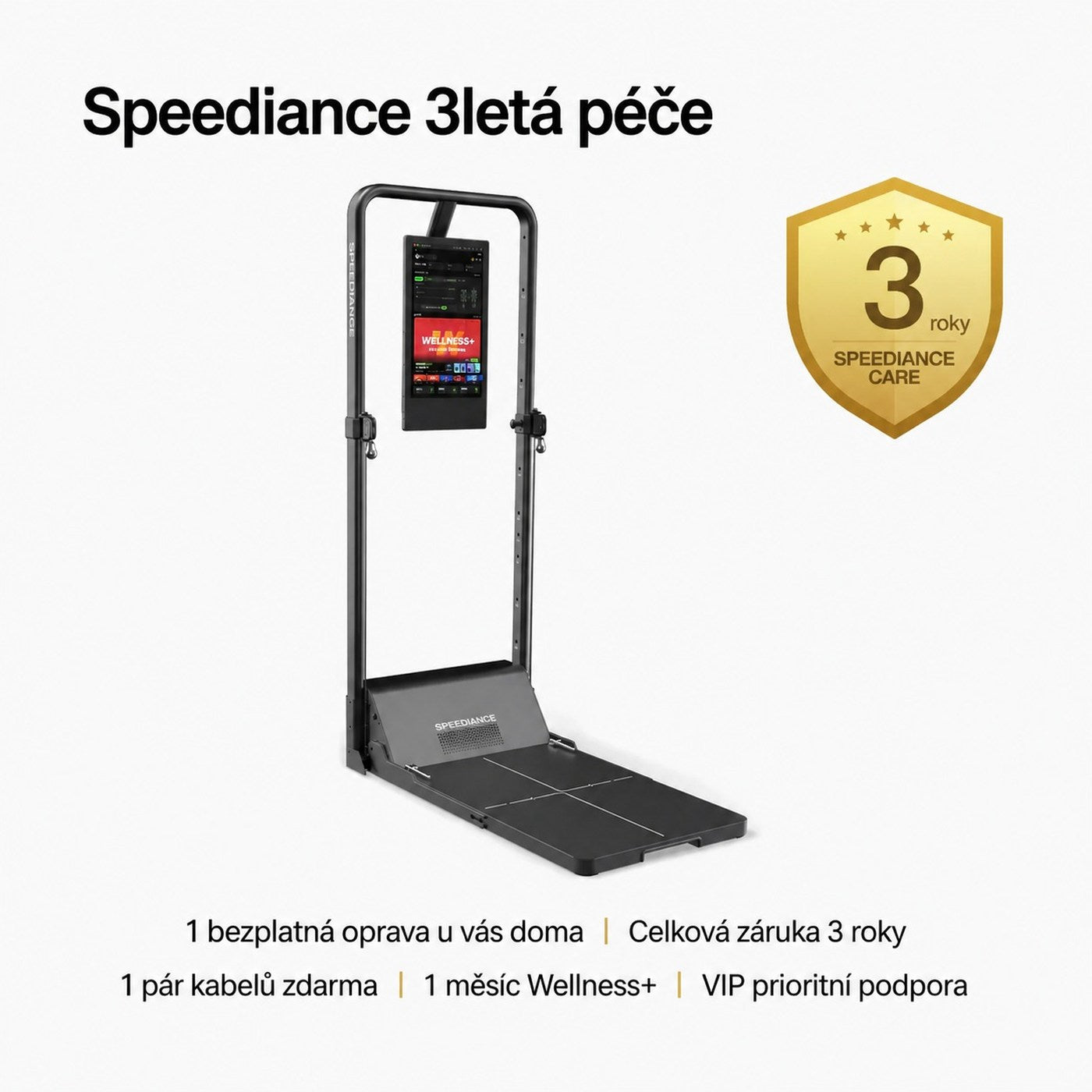 Speediance prodloužená záruka