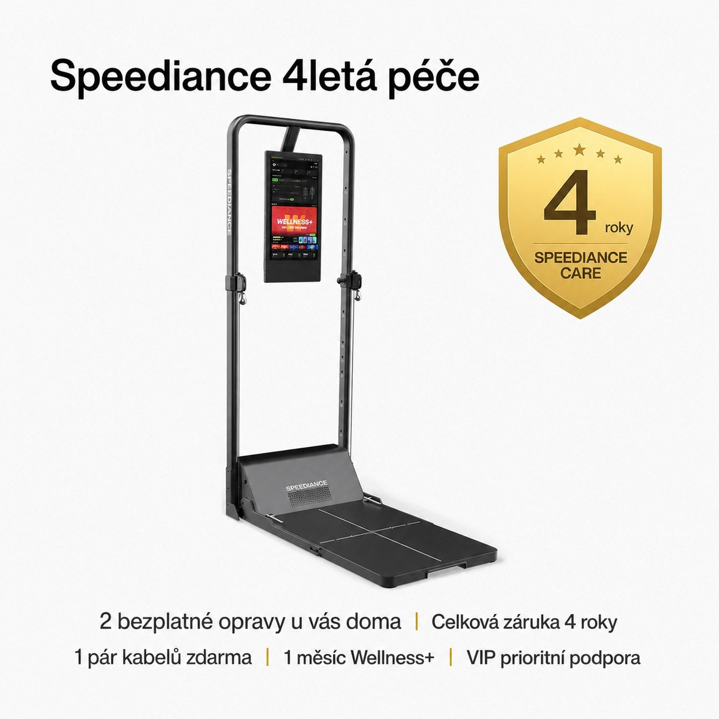 Speediance prodloužená záruka