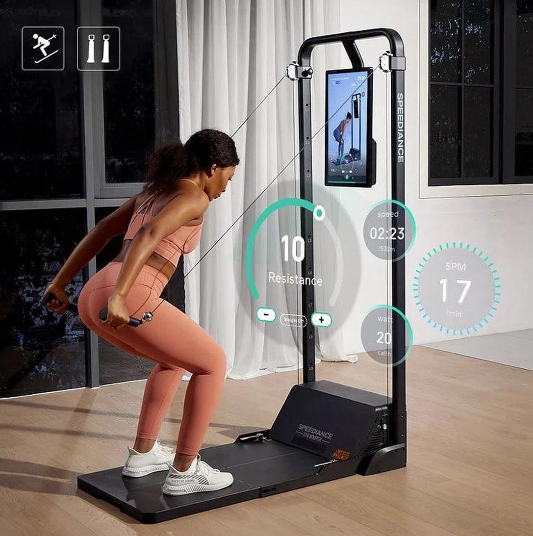 Chytrá domácí posilovna Speediance nahradí i lyžařský trenažer